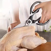 Heavy Duty Stainless Steel Kitchen Scissors Multi Purpose Poultry Shears for Cutting Meat Fish and Bones Kitchen Tool