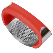 Stainless Steel Garlic Press Ring Manual Garlic Crusher and Mincer Kitchen Tool for Home Cooking