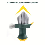 2 in 1 Gap Cleaning Brush Scraper Bathroom Floor Toilet