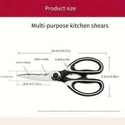 Heavy Duty Stainless Steel Kitchen Scissors Multi Purpose Poultry Shears for Cutting Meat Fish and Bones Kitchen Tool
