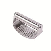 Stainless Steel Garlic Press Ring Manual Garlic Crusher and Mincer Kitchen Tool for Home Cooking