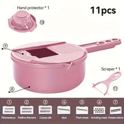 12 in 1 Vegetable Chopper and Grater Manual Slicer Shredder Julienne Cutter Multifunctional Kitchen Vegetable Cutter Tool