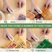2 Piece Rechargeable Mini Bag Sealer Set USB Heat Sealer for Snacks Chips and Cookie Bags Portable Magnetic Handheld Food Sealer for Home Picnic and Travel