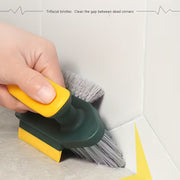 2 in 1 Gap Cleaning Brush Scraper Bathroom Floor Toilet