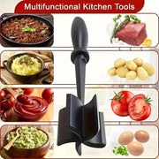 Meat Chopper and Grinder Tool Heavy Duty Ground Meat Masher for Beef Turkey and Hamburger Cooking Kitchen Tool